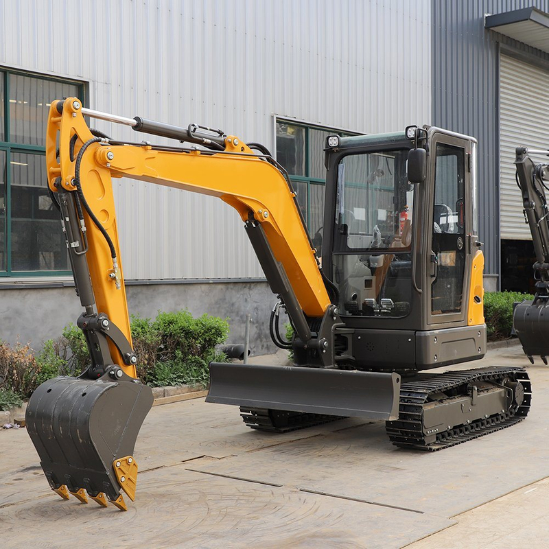 Free Shipping 3.5 Tons Mutiple Function Excavator Mini Digger CE/EPA Approved China Made Wholesale Earth Moving Tool Thumb Clip Free