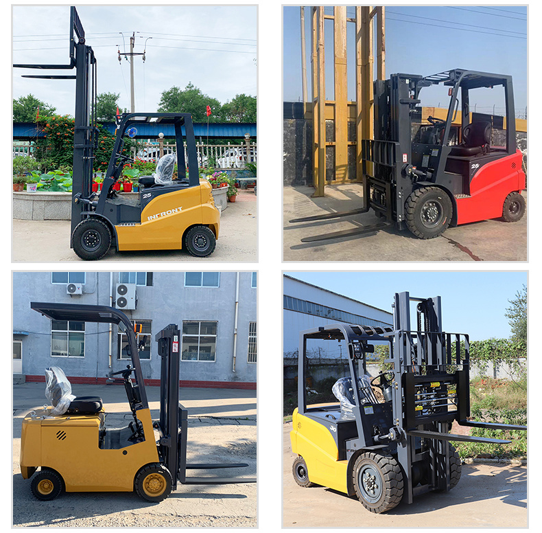 Infront 2.5ton Portable Forkliftbattery Operated Forklift for Sale
