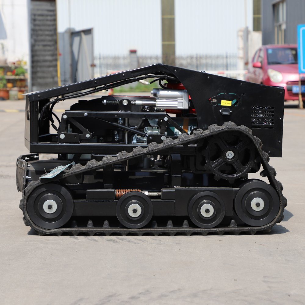 Mini Crawler Type Remote Control Robot Gasoline Engine Lawn Mower Garden Use OEM