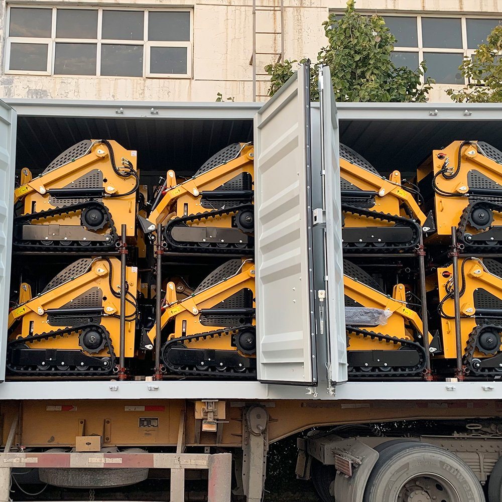 Mini Skid Steer Loader with in-Place Rotation Function for Construction and Gardens