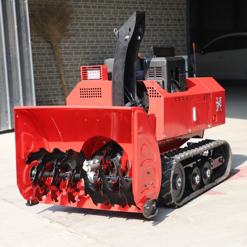 Factory Cheap Price Grass Robot Slope Crawler Remote Control Snow Blower with CE EPA Certificate