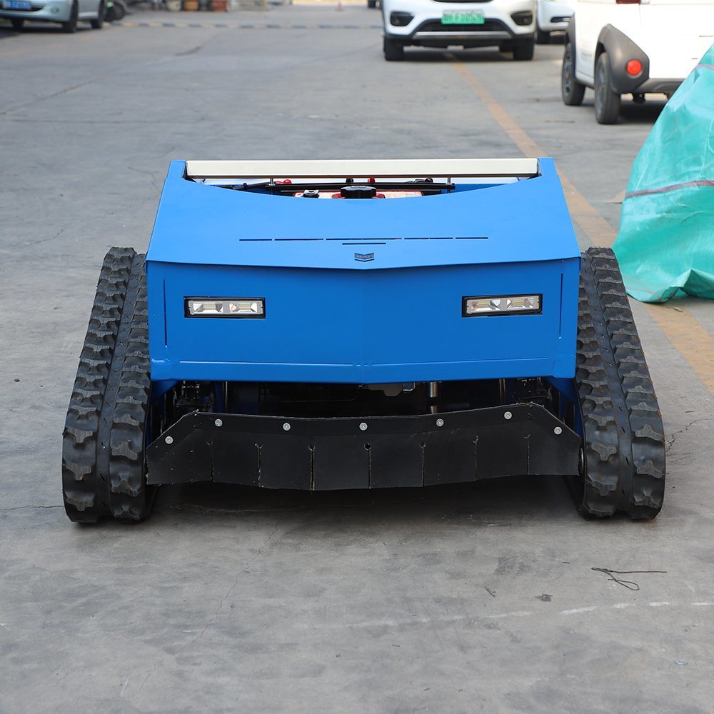Gasoline Electric Hybrid Remote Control Distance 200m Robotic Remote Control Lawn Mower
