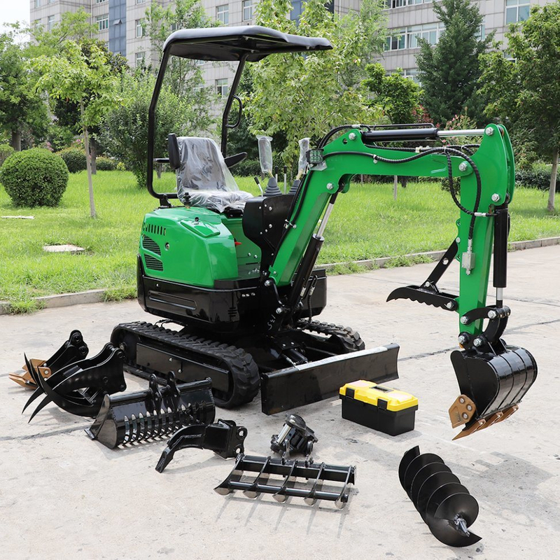 Multifunctional 1.5 Tons Mini Excavator Construction Use Hydraulic Small Digger with Crawler Bagger on Sale