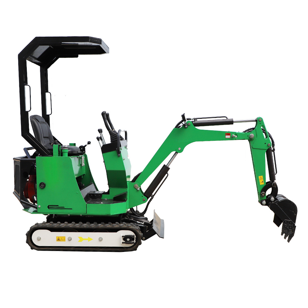 Chinese Brand CE EPA Eurov Approved Engine Stock Available Mini Digger 1 Ton Excavator Prices Attachments Optional 1000kg