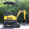 CE EPA Euro 5 Chinese 1.8 Tons Mini Excavator Compact Bagger with Closed Cabin