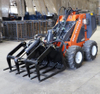 Infront Manufacturer Earth-Moving Machinery Articulated Skid Steer Mini Track Loader with Forks Attachment