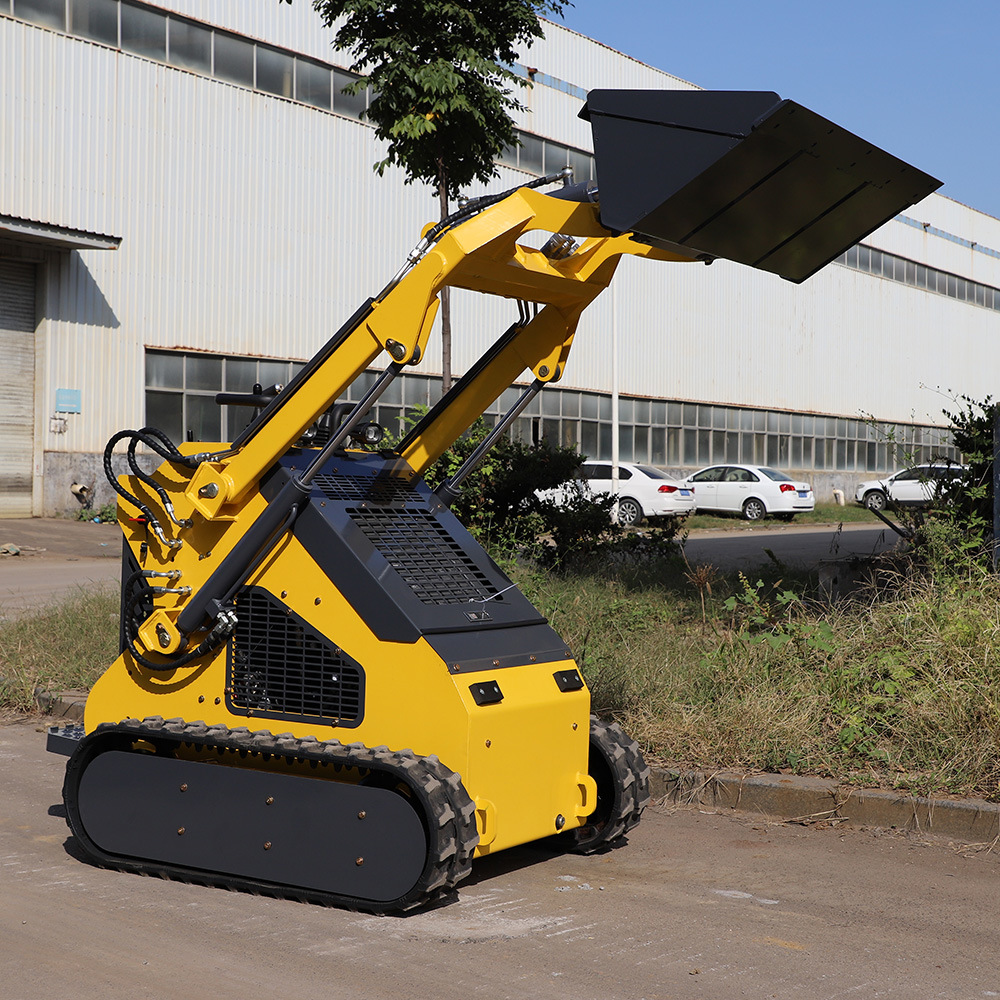 Free Shipping Mini Skid Steer Diesel Loader Cheap Yf380 Wheel Loader Mini EPA Engine Compact Skid Steer Loader