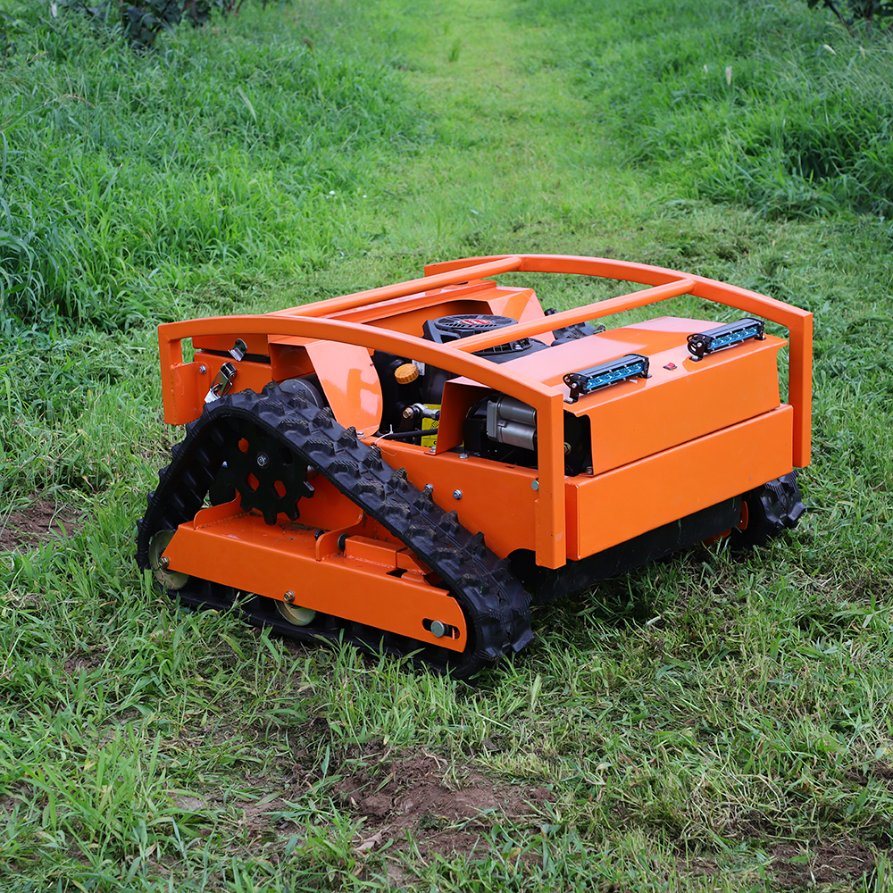 Tracked Radio Controlled Grass Cutter Agriculture Crawler Robotic Mower with Cheap Price