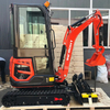 Mini Excavator 1.8 Ton with Hydraulic Joystick and Grapple for Sale