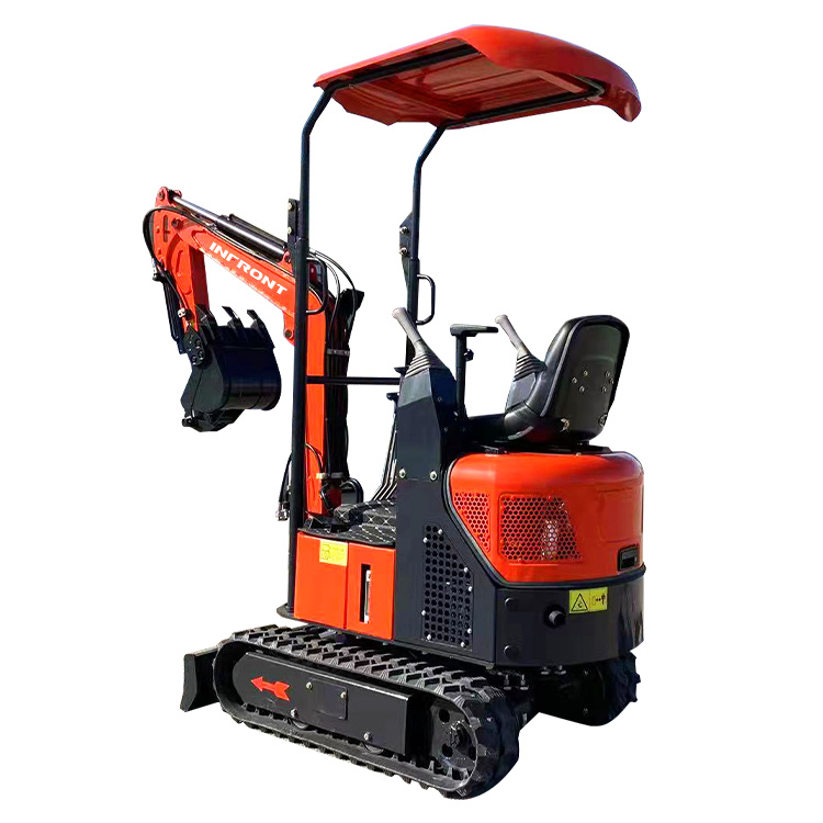 High Quality Multifunction 1 Ton 1.2 Ton Hydraulic Pilot Bagger Digger Mini Excavators for Sale