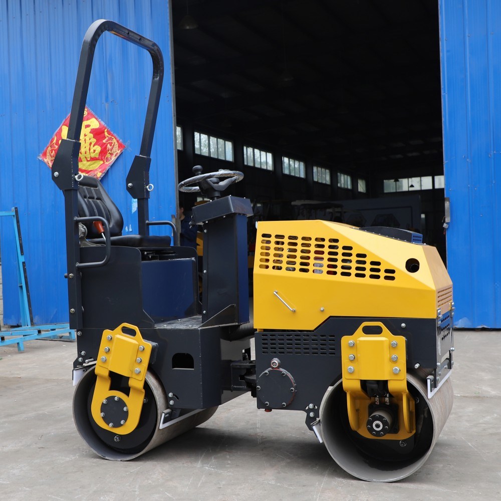 Road Construction Double Drum Walk Behind Road Roller Competitive Prices Hand Held Compactor Rollers