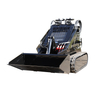 Free Shipping Mini Skid Steer Loader Wheel Electric Tracked Skid Steer Loader with Attachments