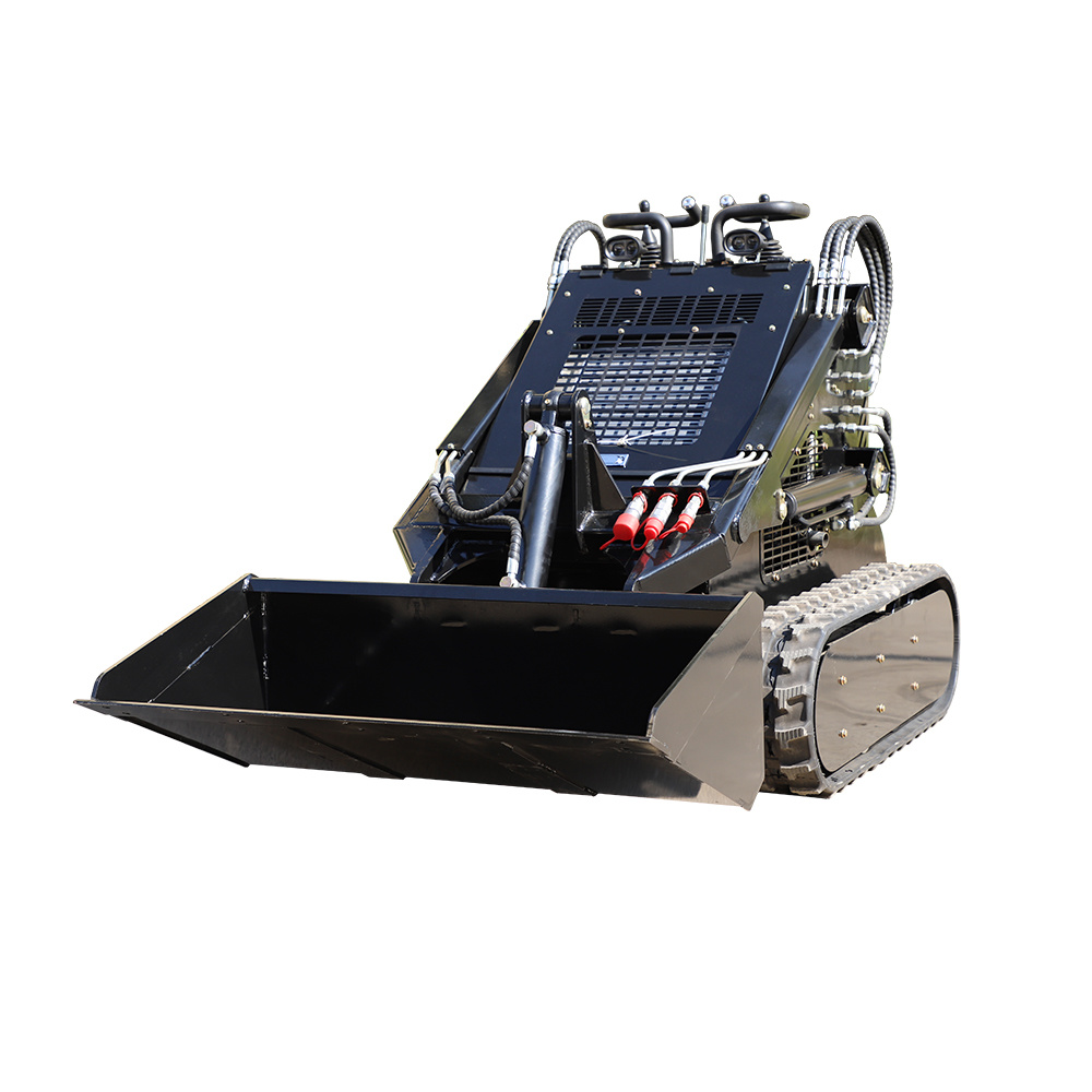 Free Shipping Mini Skid Steer Loader Wheel Electric Tracked Skid Steer Loader with Attachments