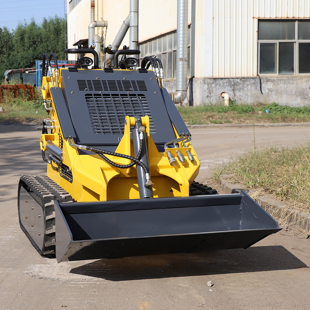 Free Shipping Mini Front End Skid Steer Loader Wheel Electric Tracked Skid Steer Loader with Attachments
