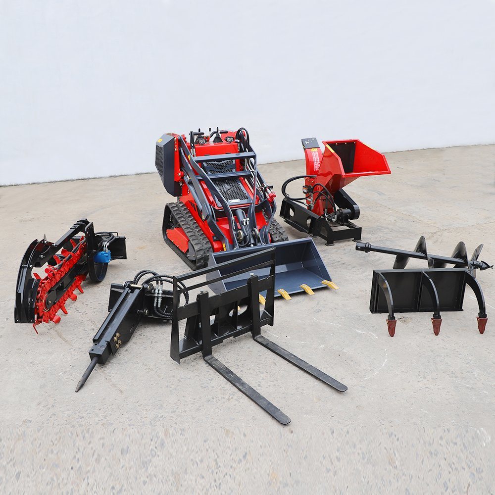 China Multi Function Skid Steer Attachments Farm and Skid Steer Loader with Track