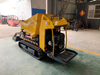 Full Hydraulic Loading 500kgs 1ton Electric Start Crawler Utility Mini Tracked Dumper Truck for Sale