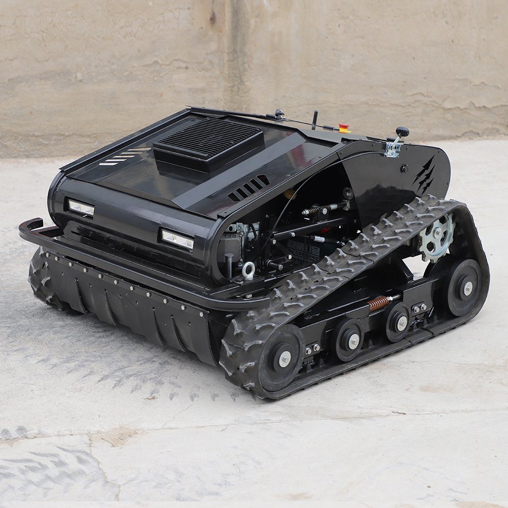 China Most Powerful Remote Control Lawn Mower 26 HP Engine in China Mower Machinery