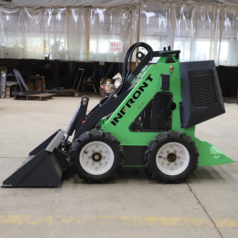 Newest Mini Stand on Skid Steer Meet CE Euro V EPA Steer Loader with Bucket