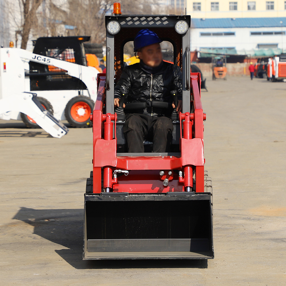 China Top Brand Earthmoving Machinery 3ton Mini Wheel 375A Skid Steer Loader with Diesel Engine