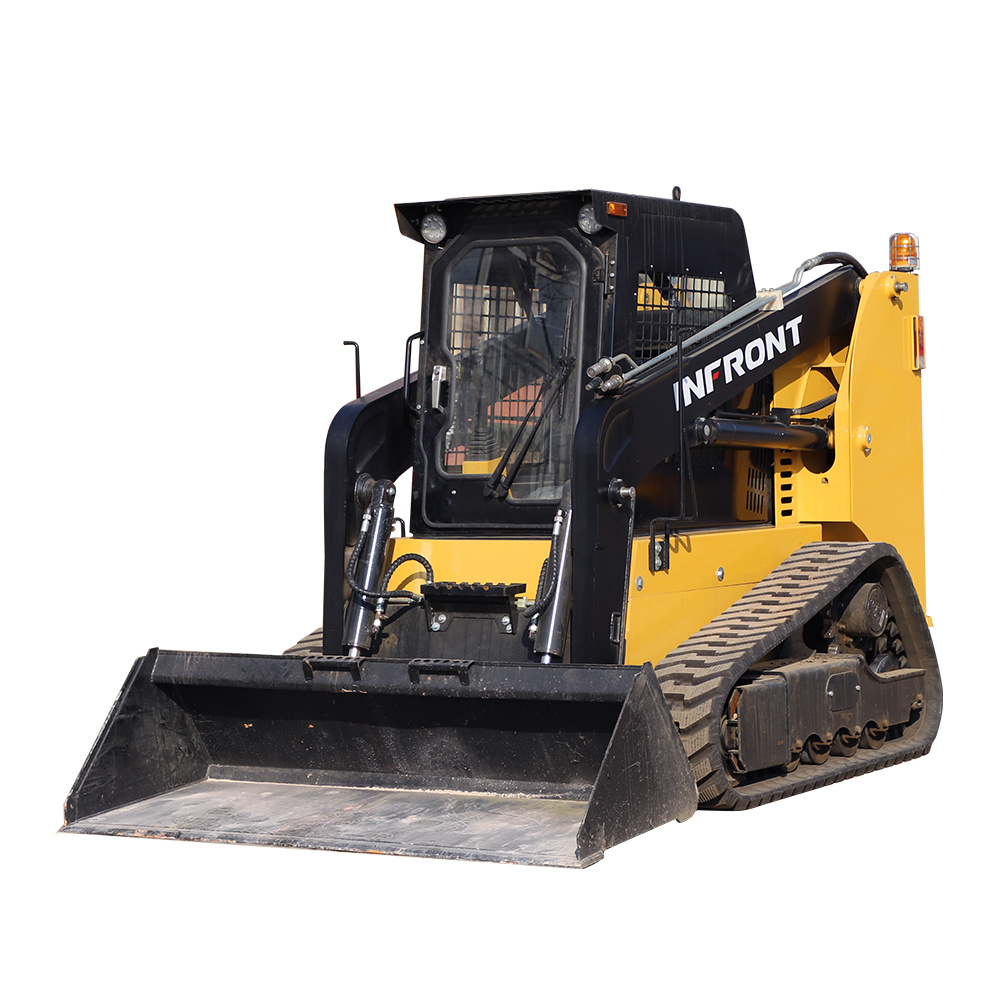 Jining China Machinery Front Loader Famous Brand Mini Skid Steer Loader for Construction with Atchments