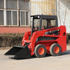 China Top Brand Earthmoving Machinery 3ton Mini Wheel 375A Skid Steer Loader with Diesel Engine