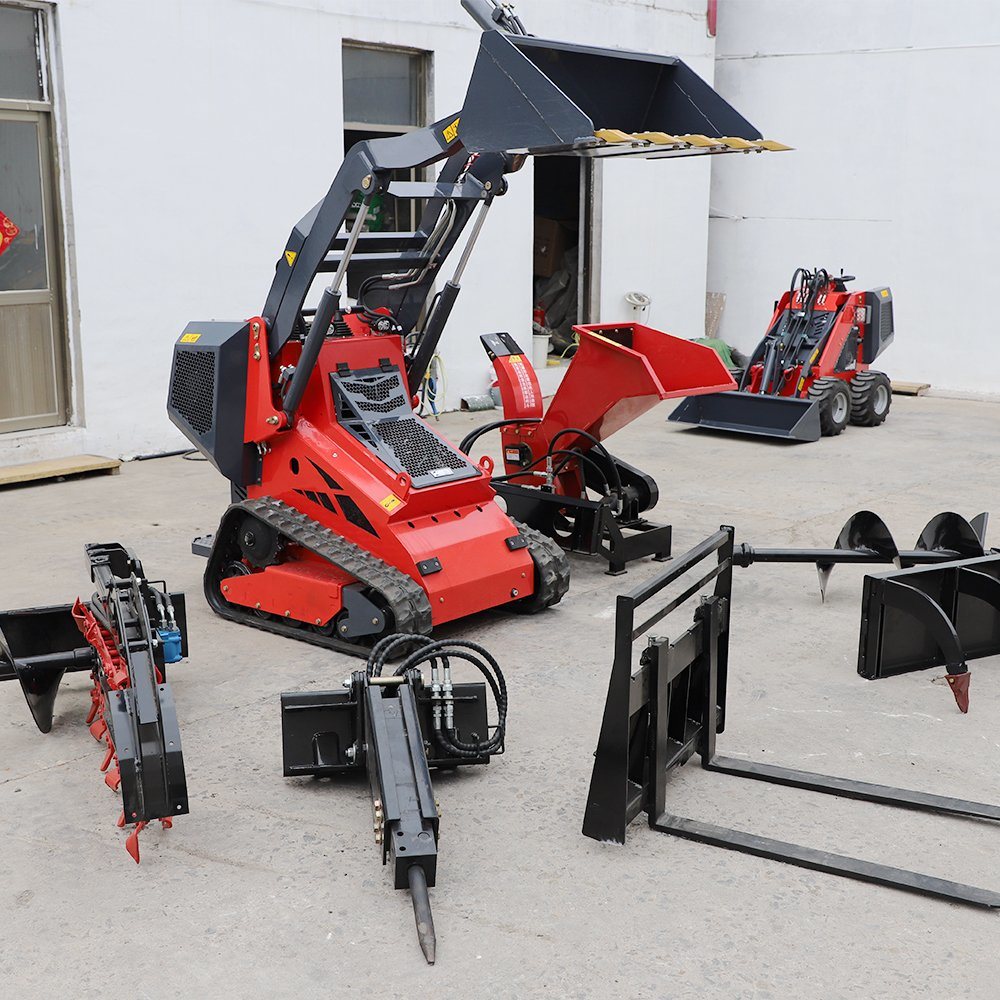 2024 Skid Loader Cheap Mini Skid Steer Loader with Track with Wheel for Sale