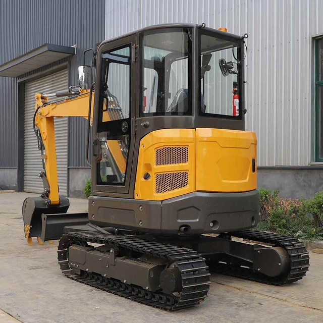 3.5 Ton Small Hydraulic Steel Track Excavator Mini Digger with Closed Cabin Sale Price