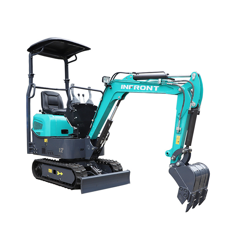 1.2 Tons Tailless Model Mini Digger Bagger Rubber Track Drive with Cheap Price Mini Construction Machinery for Sale