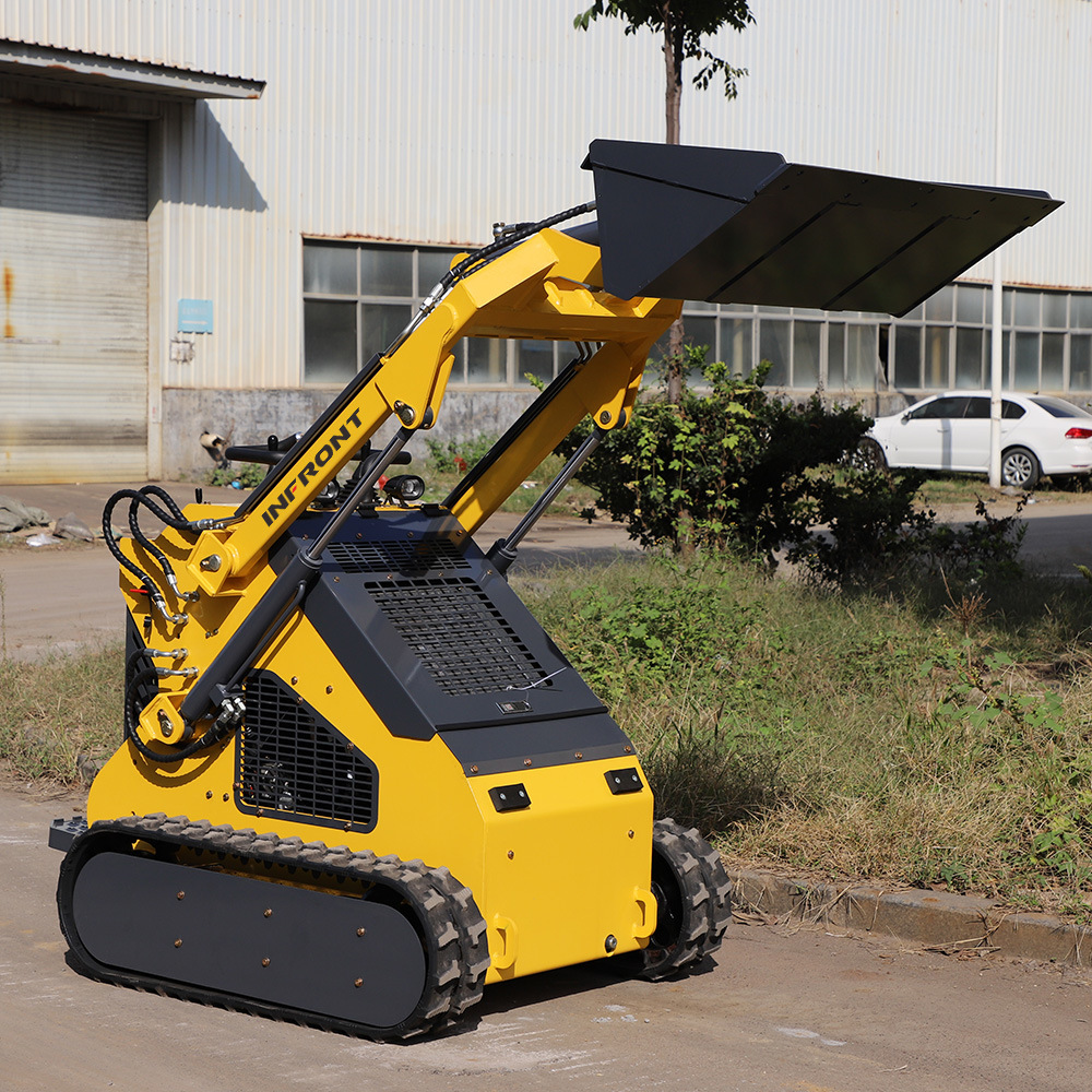 Free Shipping! ! Cheap Mini Skid Steer Loader Diesel Mini Skid Steer Loaders Crawler Wheel Loader Mini 500kg