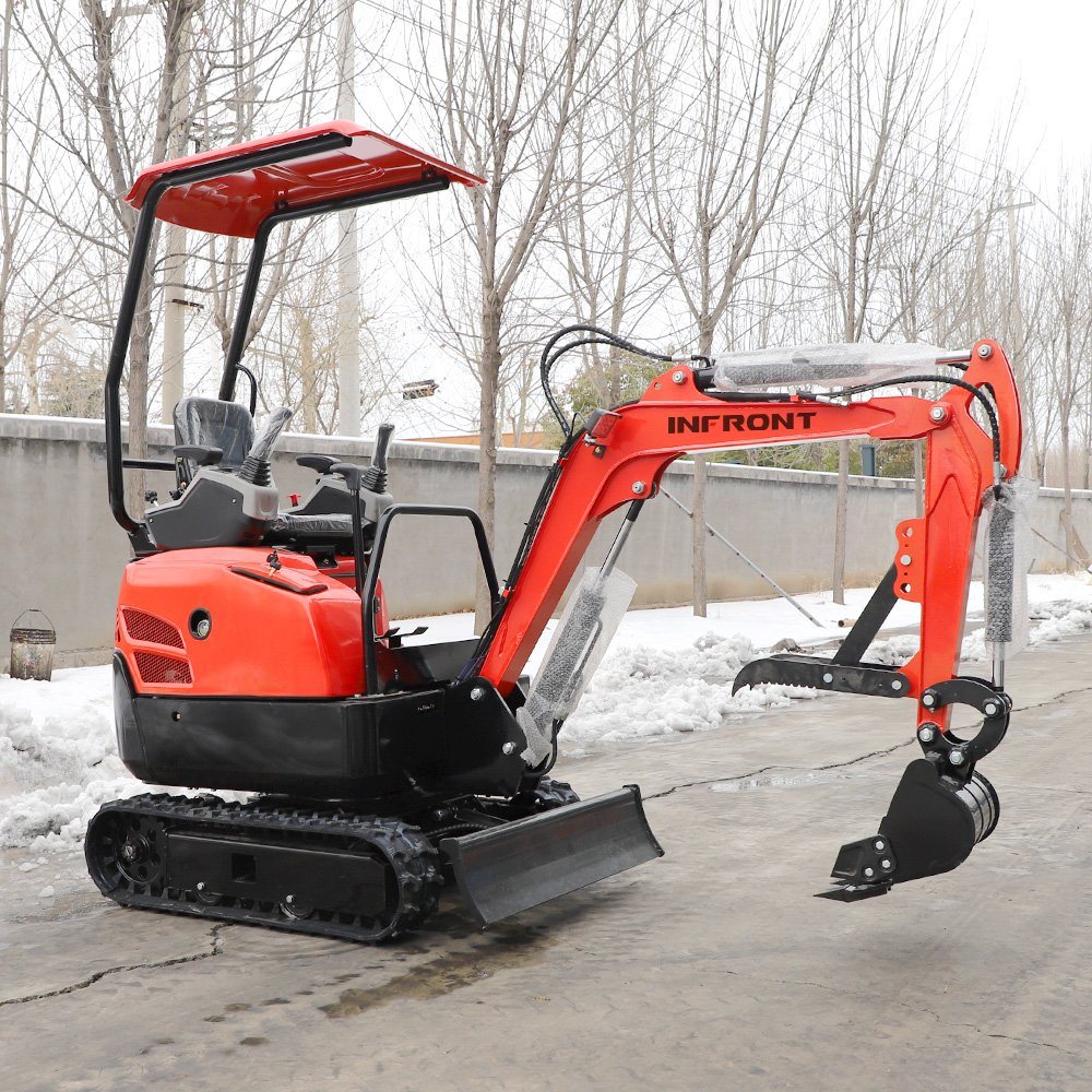 High Performance Hydraulic Backhoe Garden Towable 1.2electric Excavator