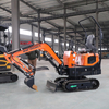 Factory Price Mini Digger 1ton Micro Bagger 1.2 Ton Mini Excavator 1000kg Mini Excavator