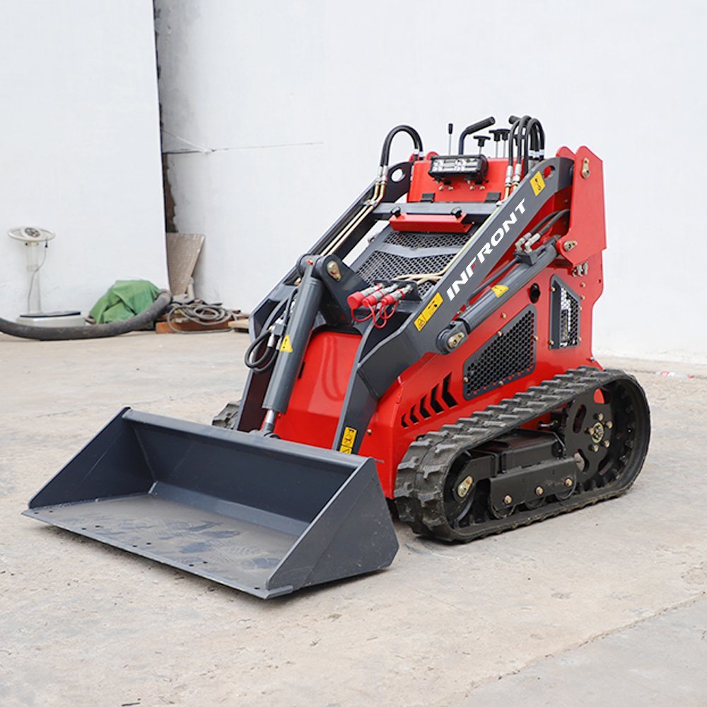 New Year Promotion! ! ! Cheap Skid Steer Diesel Loader with Bucket Different Attachment Skidsteer Bagger Mini