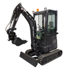 CE EPA Mini Excavator Crawler Digger with Euro5 Kubota Diesel Engine