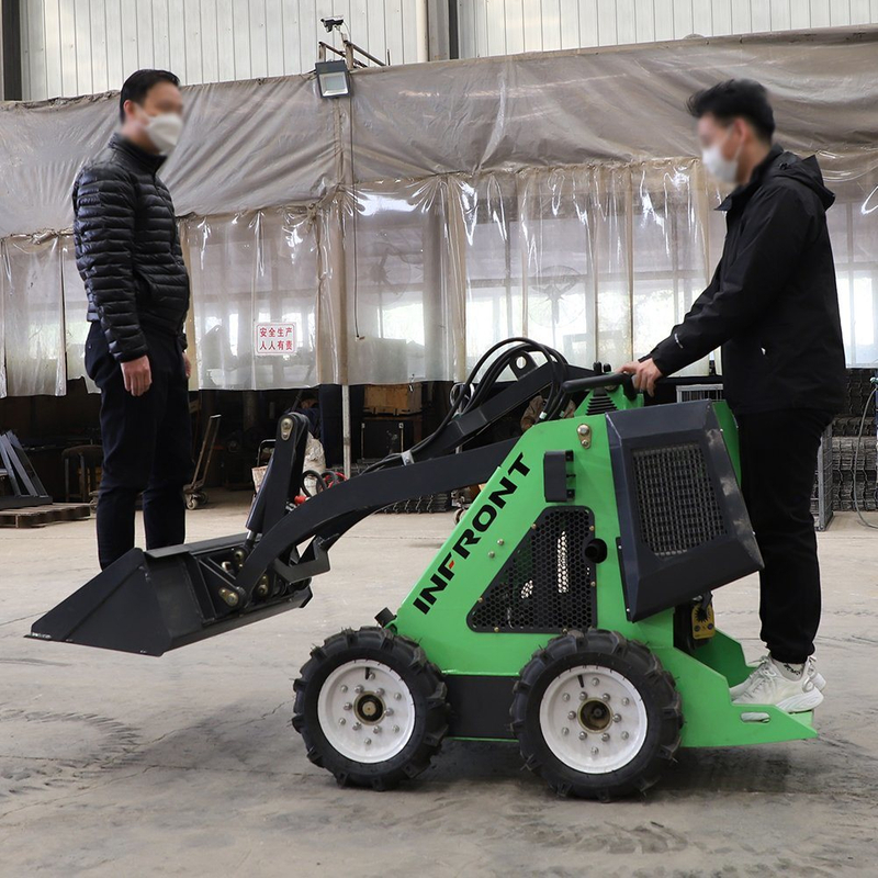 Euro5 EPA Certified Mini Wheel Front Type Skid Steer Loader for Farm Machine with New Engine Pump Motor