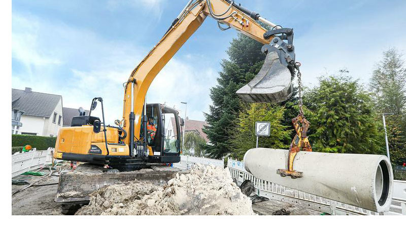Crawler GM Infront Digger 13.5 Ton Excavator with Good Service