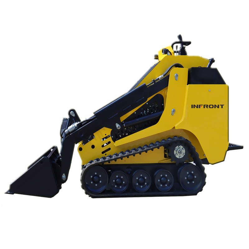 Infront New CE EPA Engine Diesel Minicargador Skidsteer Mini Wheel Crawler Loader Earth-Moving Machinery Mini Skid Steer Loader