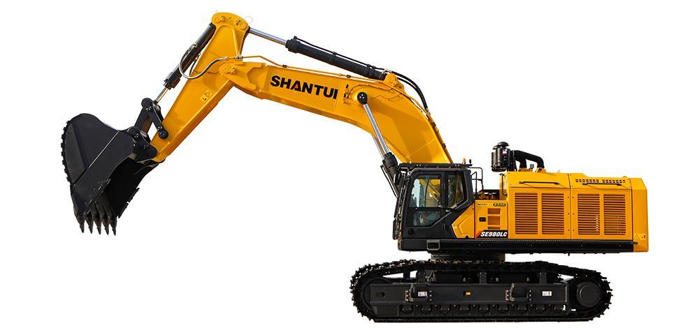 Shantui 8 Ton Hydraulic Crawler Excavator Se85 with Dozer Blade and Hammer