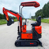 Chinese Manufacturers Excavator Mini 1.2 Ton Mini Excavator Prices with CE EPA Bagger