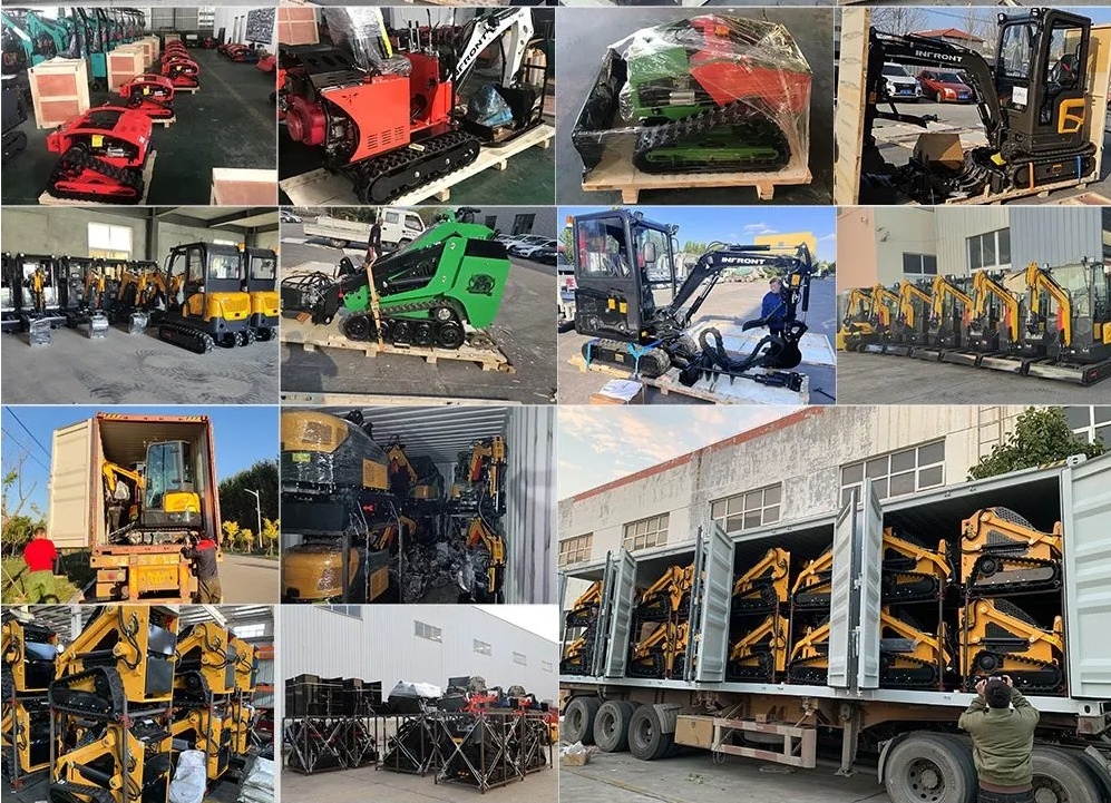 Automatic Crawler Snow Pusher Cutting Range 550mm Remote Control 680m New Mower for Yard, Garden, Community Work Diesel