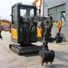 Free Shipping Mini Excavator 1 2 Ton EPA Euro 5 Kubota Engine Crawler Digger Farm Used Chinese Mini Digger Machine