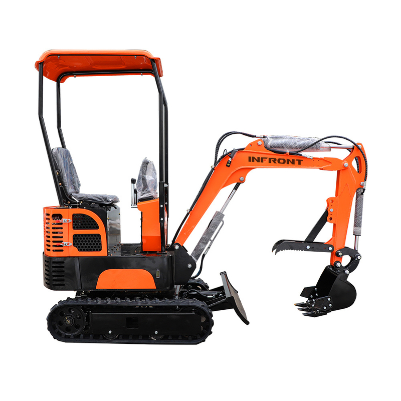 Chinese Brand Garden Agriculture Mini Crawler 1.2 Tons Excavator