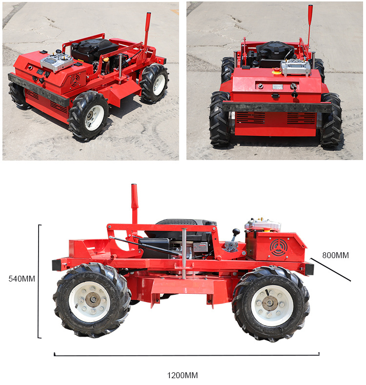 China Commercial Zero-Turn Lawn Mower Cordless Intelligent Remote Control Lawn Mower with EPA CE
