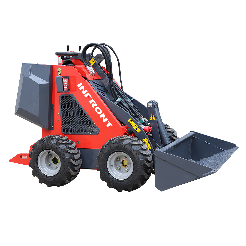 CE Mini Track Skid Steer Loader Price Wheel Skid Steer Loader with Multiple Attachments