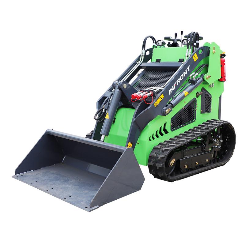 Small Skid Steer Loader Sk650 300kg 23HP Customized Dingo Tracked Front End Mini Skid Steer Loader