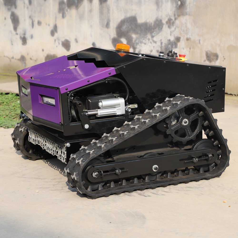 Lawn Tractor Crawler Robot Remote Control Grass Cutting Machine Lawn Mower