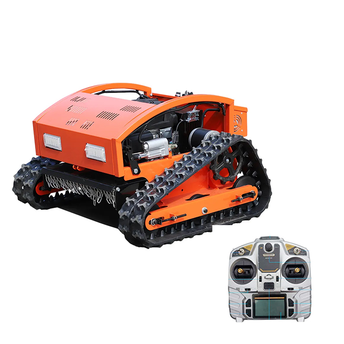 Cheap Robotic Gasoline Cylinder 4 Stroke Wireless 550mm Remote Control Lawn Mower Crawler