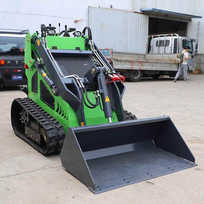 Walk Behind Crawler Mini Skid Steer Loader China Wheel Skid Steer Loader