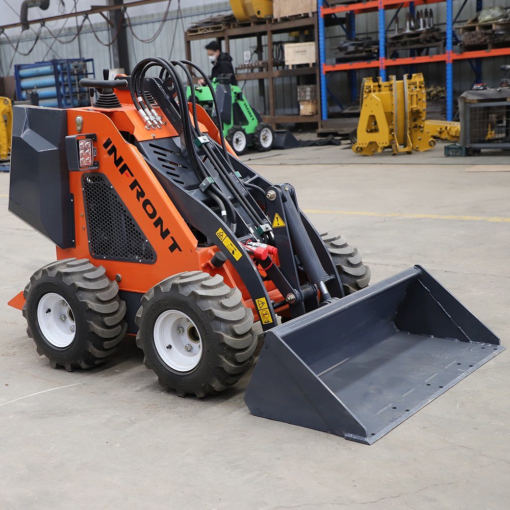 CE Certificated Fully Hydraulic Mini Loader Skid Steer Loader with Attachments