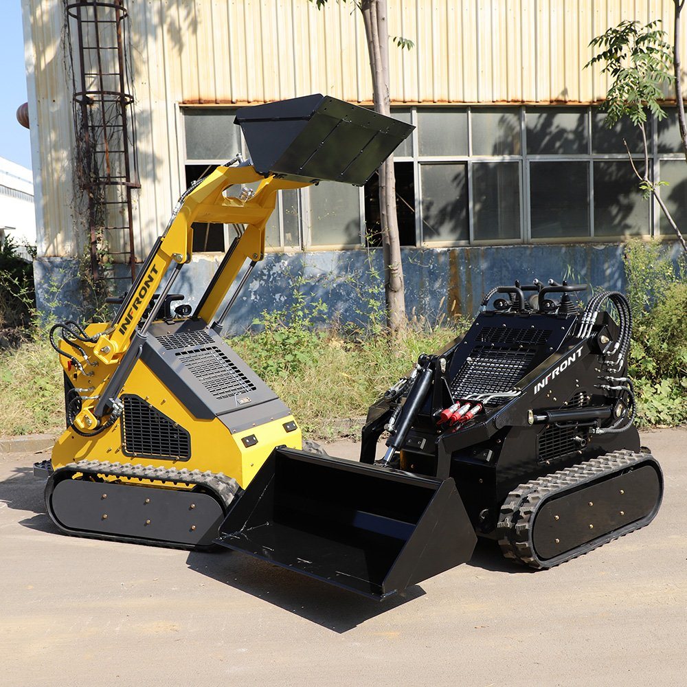 Euro 5 CE EPA China Manufacturer Small Mini Skid Steer Loader 500kg 1 Ton Mini Wheel Loader Skid Loaders