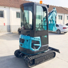 Mini Small Excavator 1 Ton Crawler Excavator with Attachment Mini Bagger 1 Ton Mini Excavator 1.8 Ton 2ton
